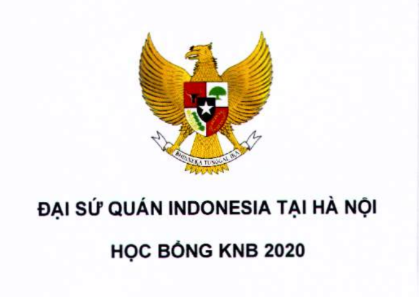 Thông báo chương trình học bổng KNB của Chính phủ Indonesia năm 2020