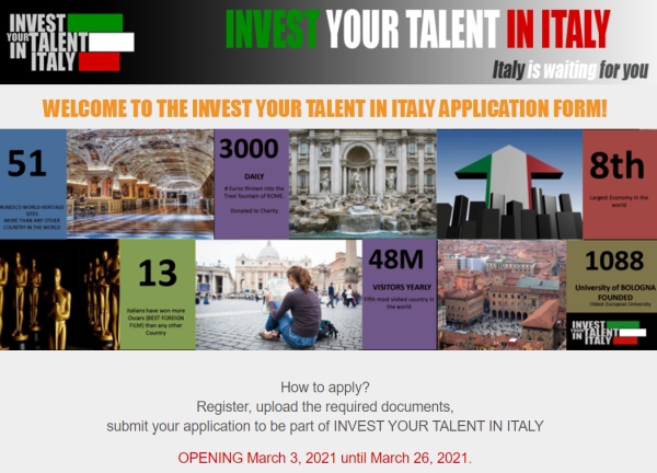 Thông báo chương trình học bổng của Uni Italia năm 2021