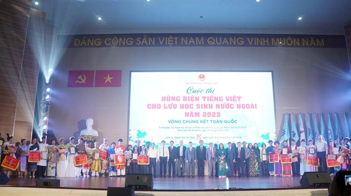 Chung kết Cuộc thi “Hùng biện tiếng Việt cho lưu học sinh nước ngoài” năm 2023