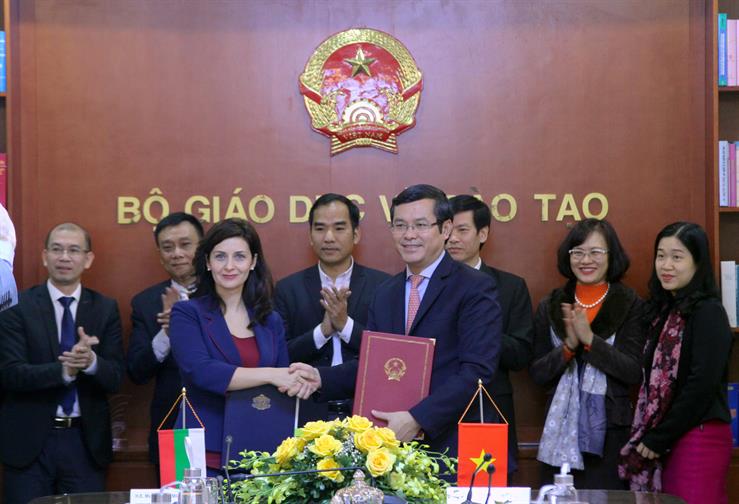 Ký kết thỏa thuận hợp tác giáo dục giữa Chính phủ Việt Nam và Chính phủ Bulgaria